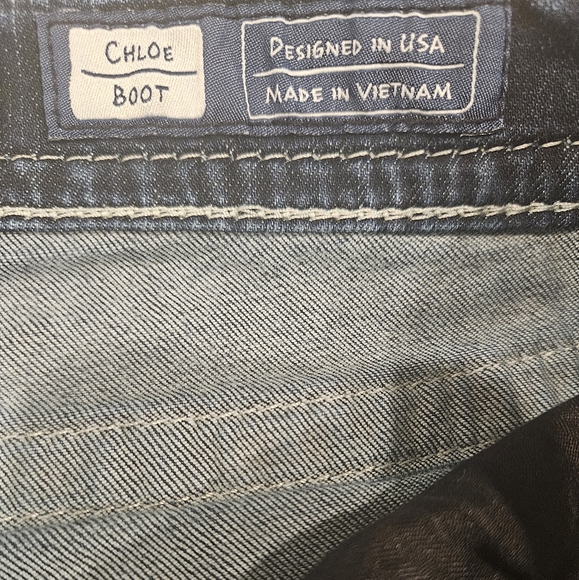 MISS ME CHLOE BOOT MIDRISE JEANS WOMEN'S S 33 INSEAM 34 MEDIUM BLUE - Picture 13 of 14